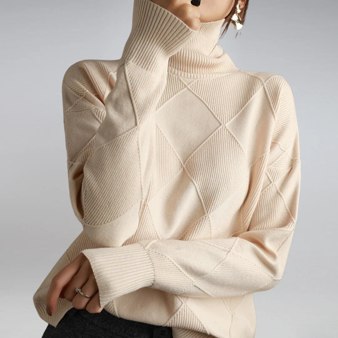 Sarah - Poloshirt mit Muster