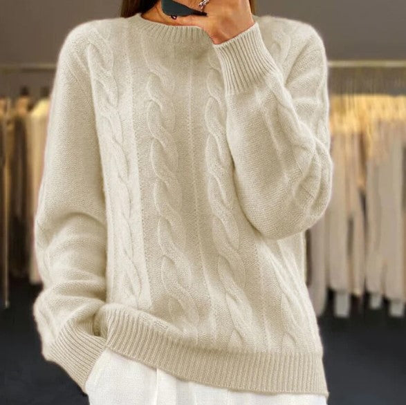 Hanna - Rippgestrickter Pullover