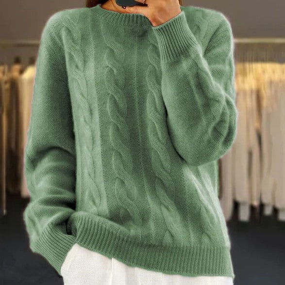 Hanna - Rippgestrickter Pullover