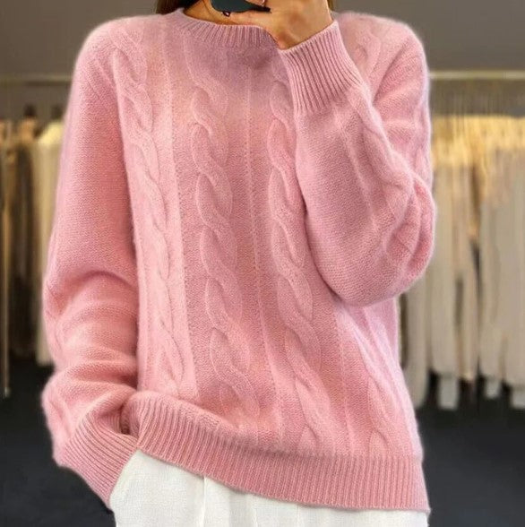 Hanna - Rippgestrickter Pullover
