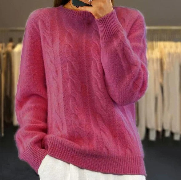 Hanna - Rippgestrickter Pullover